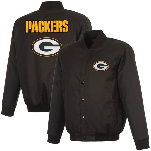 Green Bay Packers (NFL) JH Design Poly-Twill Jacket - Picture 1 of 4